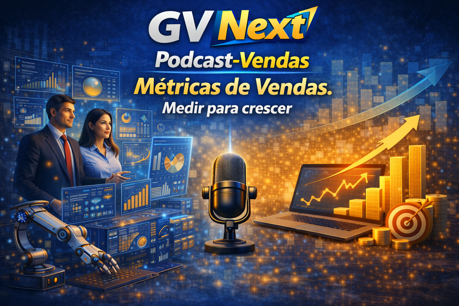 Podcast - Vendas - Métricas de vendas. Medir para crescer