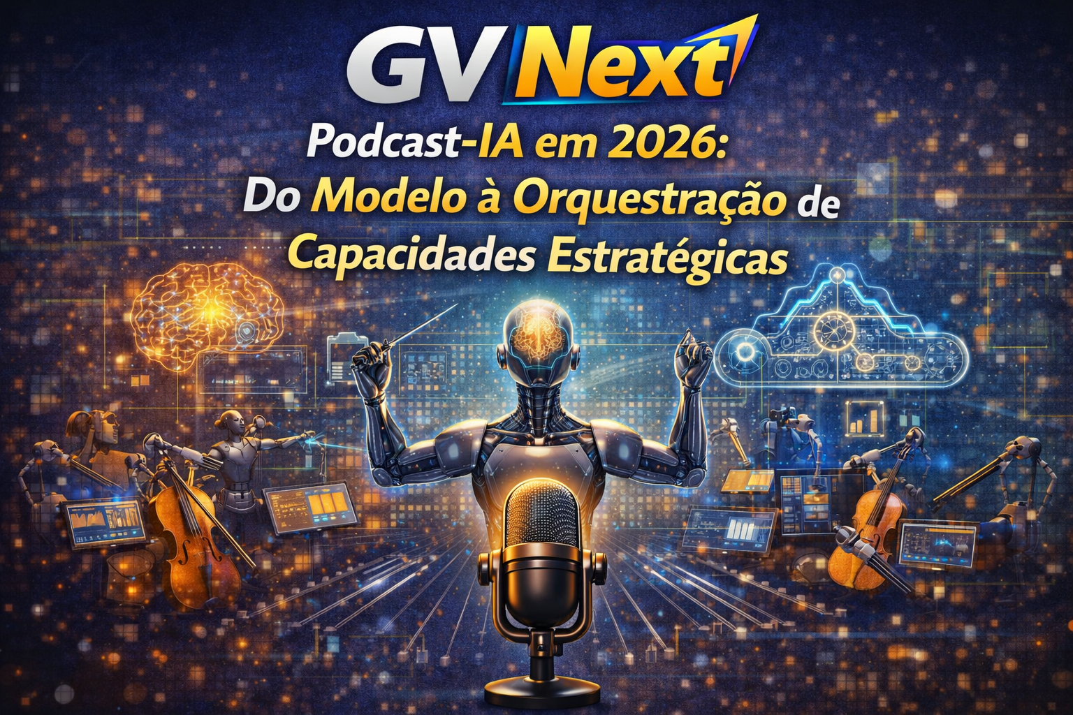 Podcast - IA em 2026: Do Modelo à Orquestração de Capacidades Estratégicas